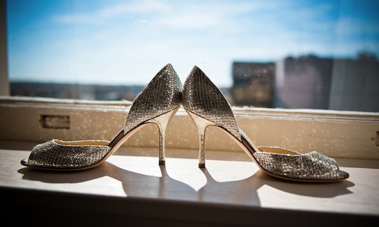 A Gorgeous + Elegant Fall Wedding with Jimmy Choo's and Bubbles