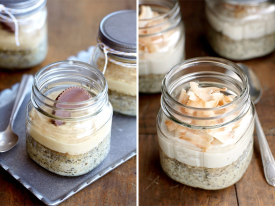  Cakes  in a Mason Jar  Wedding  Favors from Bananappeal