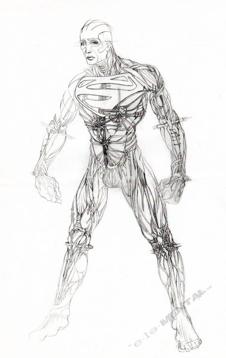 More Photos and Concept Art from Tim Burton's SUPERMAN 
