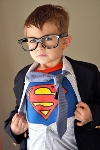 simple to make clark kent costume for kids