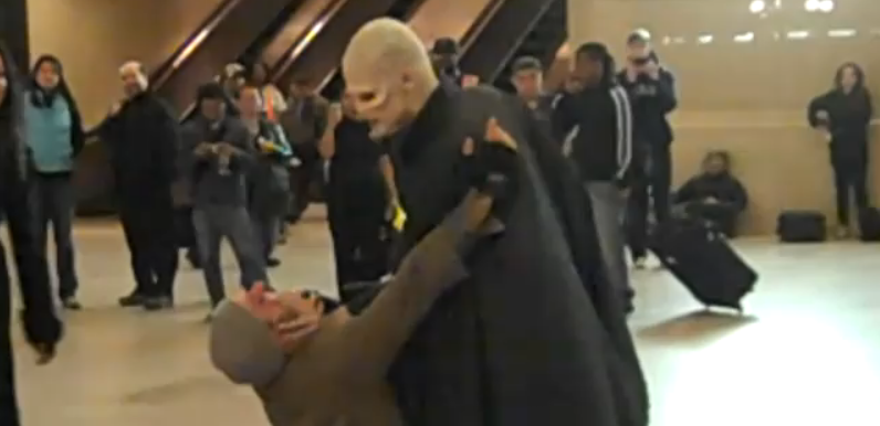 Lord Voldemort & Death Eaters Take Over NYC's Grand 