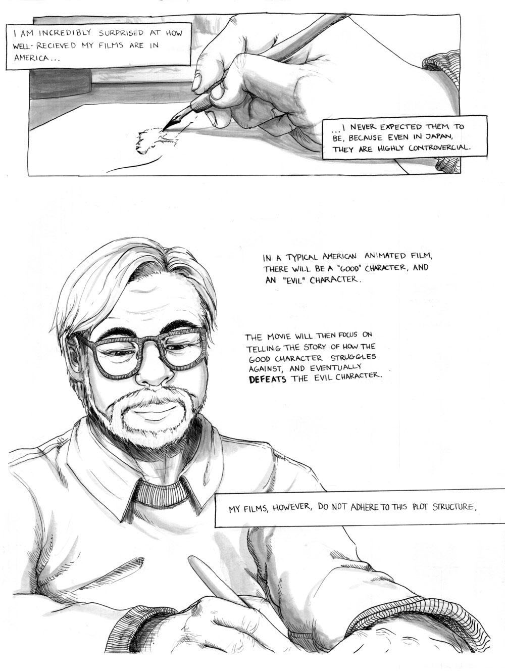 Cartoon Depicts Hayao Miyazaki's Philosophy on Films ...