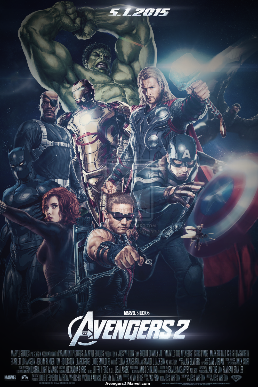 Fan Art for THE AVENGERS 2, CAPTAIN AMERICA 2, and More 