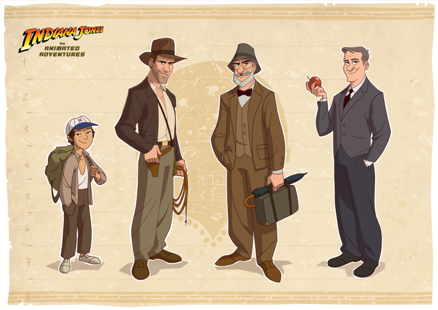 Indiana Jones Animated Style Art — Geektyrant