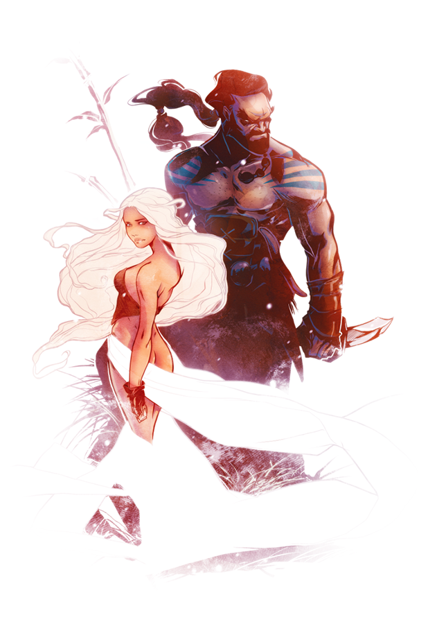 Great GAME OF THRONES Fan Art - Daenerys and Drogo 