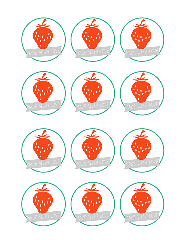 June 9. Free printable jam labels! MommyCoddle
