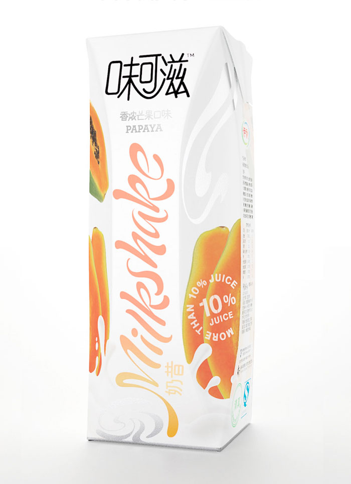 Yili Milkshake — The Dieline | Packaging & Branding Design
