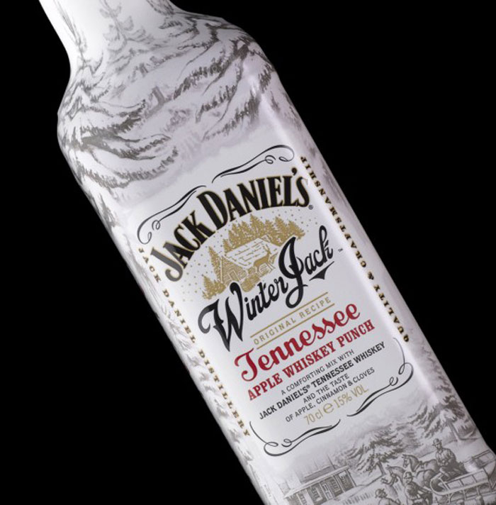 Jack Daniel's Winter Jack Apple Punch — The Dieline | Packaging ...