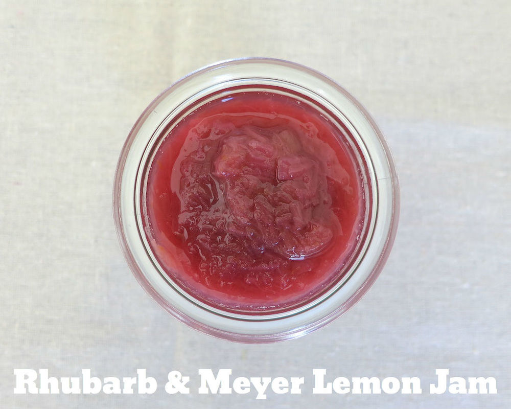 Rhubarb Meyer Lemon Jam www.glutenfreetravelette.com