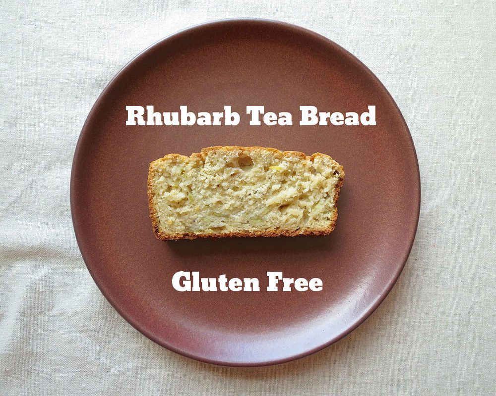 Gluten Free Ratio Rally Rhubarb Tea Bread www.glutenfreetravelette.com
