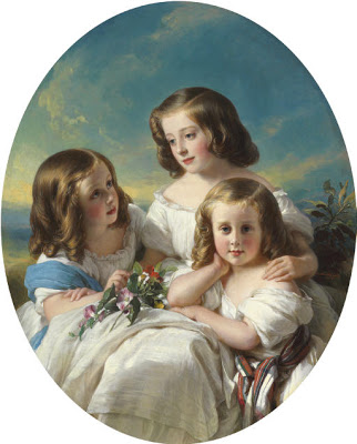 Three Girls of Chateaubourg Family H Winterhalter