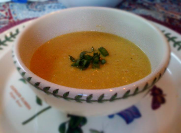 Healthy, Savory Soup: Curried Corn Bisque — Delish Megish
