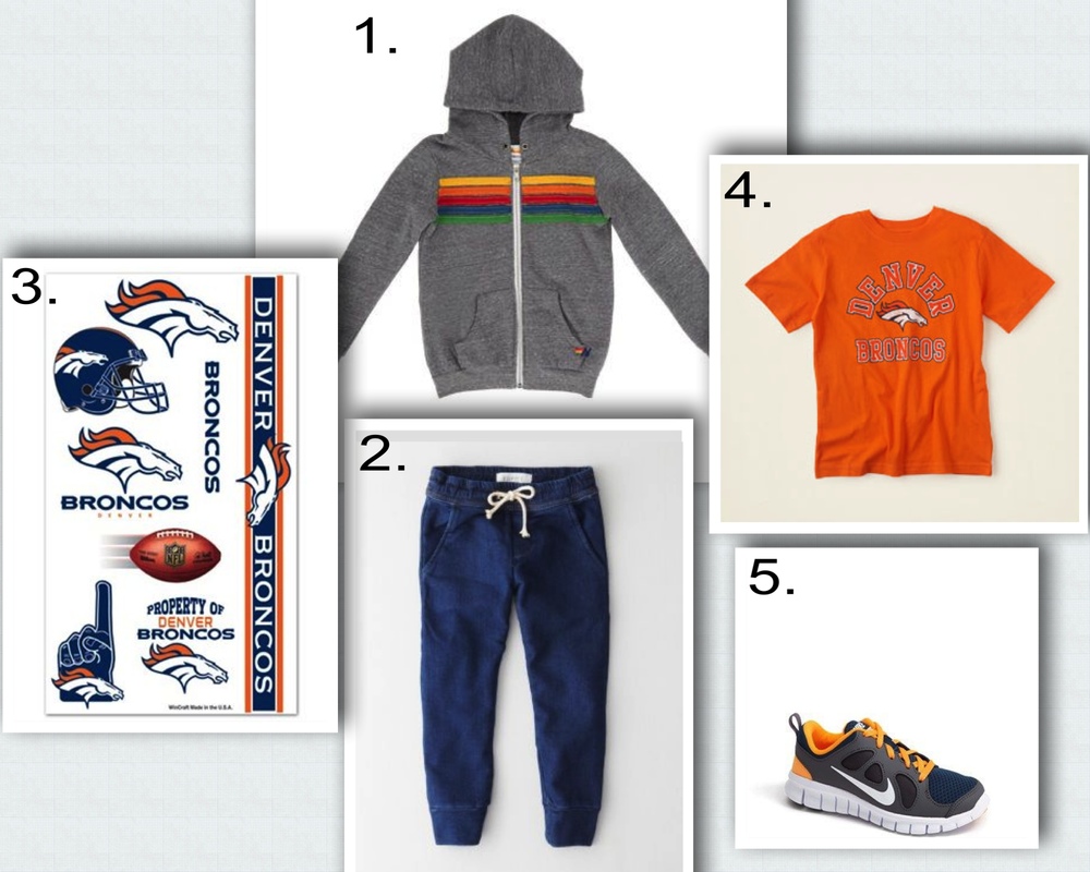 Active Little Denver Broncos Fans will love to wear their Denver ...
