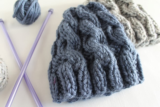 Free Pattern - Chunky Cable Knit Hat (Revised) — Sew DIY