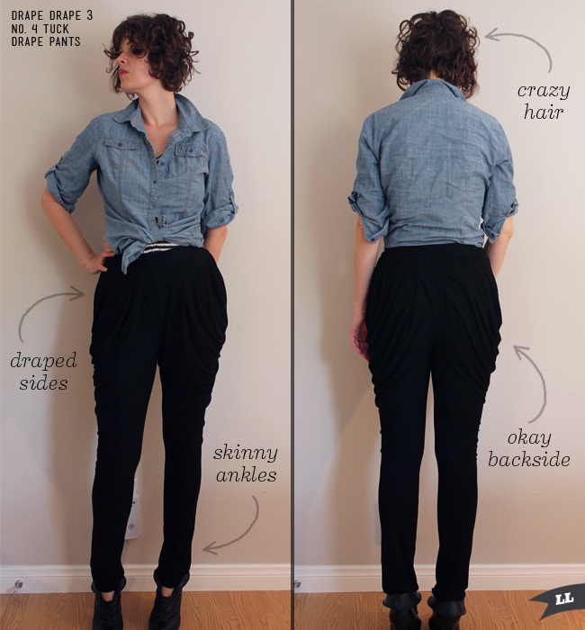 How to Wear Draped Pants
