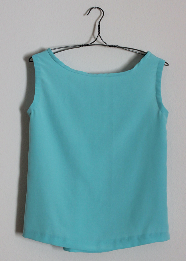 Spring Wardrobe – No. 2 (Part B) Blue Tank — Sew DIY