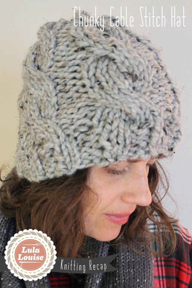 Chunky Cable Knit Hat with Free Pattern — Sew DIY