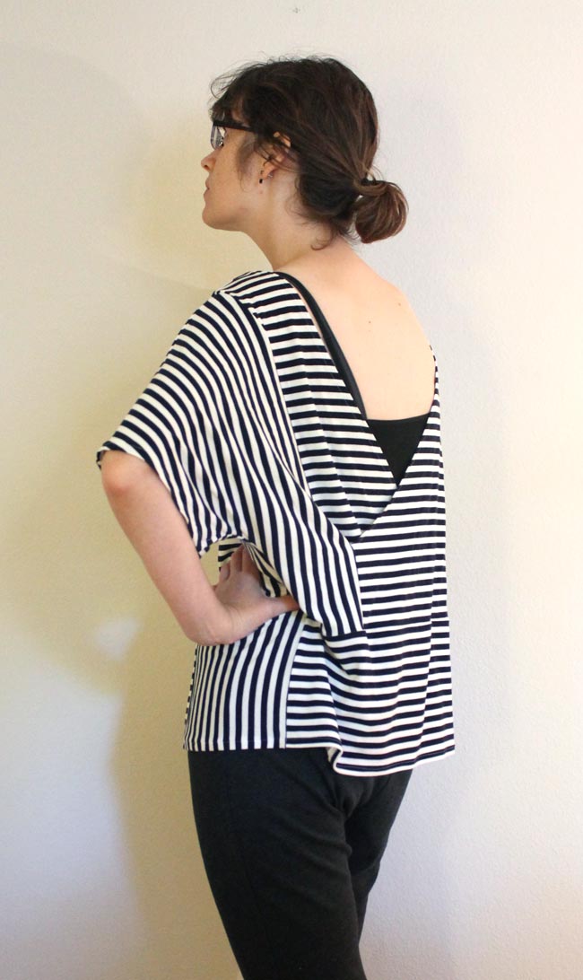 Striped Kimono Sleeve Top - McCall's M6566 — Sew DIY