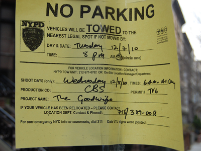 Filming, New York - The Goodwife