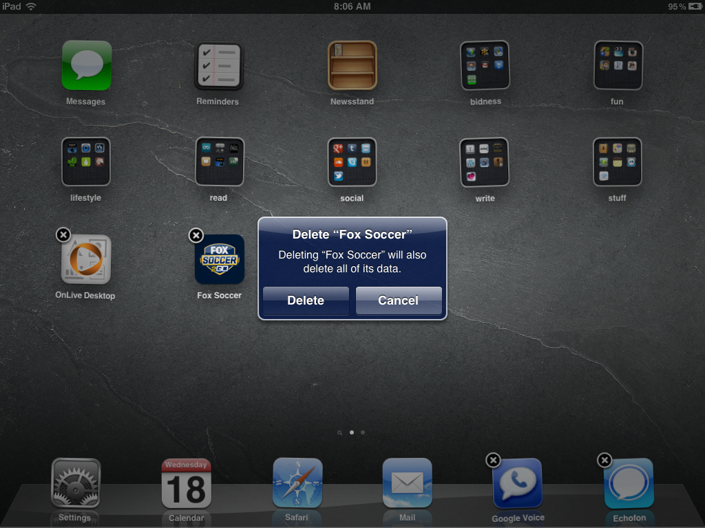 FOX Soccer 2Go for iPad for iPad: Bye Bye (again)!