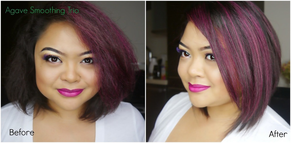 Review: Want super straight hair? Agave Smoothing Trio to the rescue! —  villabeauTIFFul