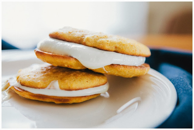 Yam and Marshmallow Whoopie Pies