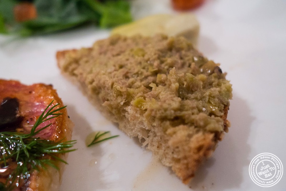 image of tapenade at Le Chaudron in Tournon, France