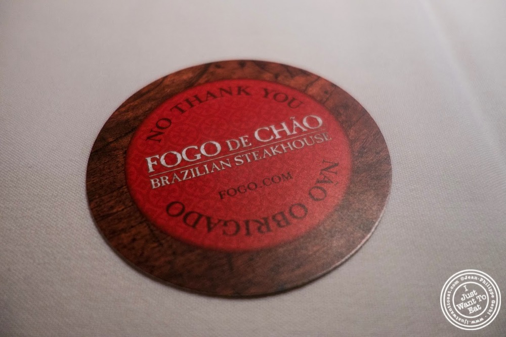 image of chip at Fogo De Chao Brazilian steakhouse in NYC, New York
