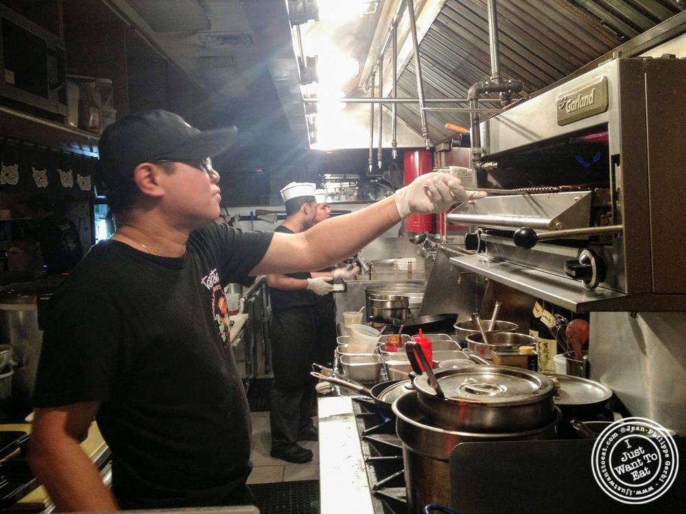 image of kitchen at Tabata Noodle in Hell39;s Kitchen, NYC, New York