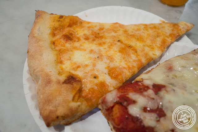 image of vodka slice at Famous Ben's pizza in Soho, NYC, New York