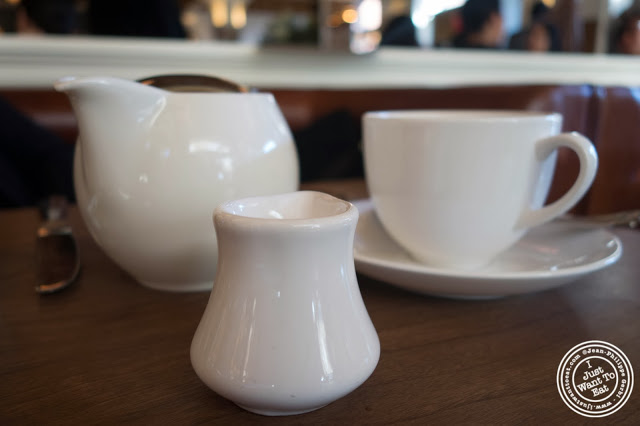 image of tea at Lafayette in Greenwich Village, NYC, New York