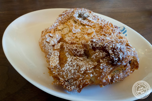image of coconut, banana and chocolate croissant at Lafayette in Greenwich Village, NYC, New York