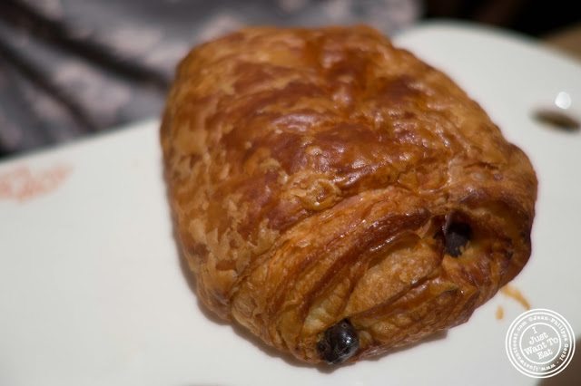 image of pain au chocolat at Le Pain Quotidien in NYC, New York