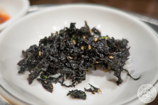 image of seaweed at Don's Bogam in Murray Hill, NYC, New York