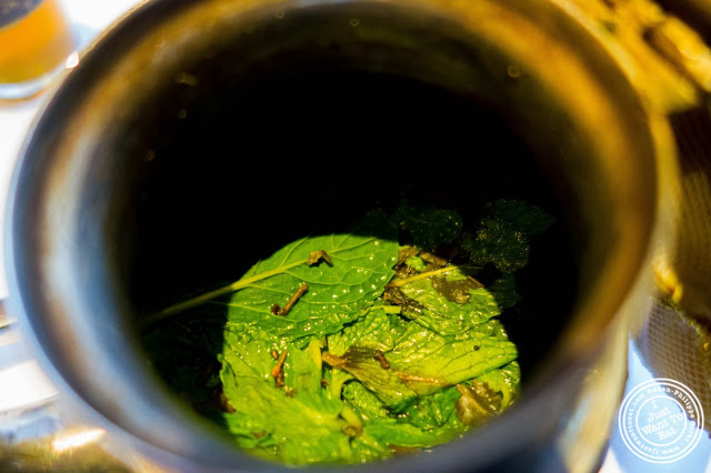 image of mint leaves for tea at Barbès in Murray Hill, NYC, New York
