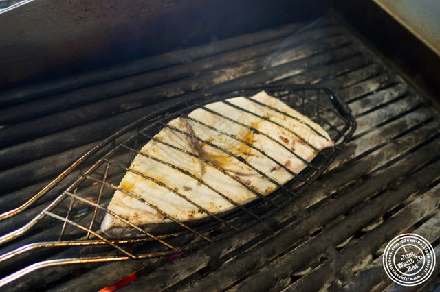 image of Grilled swordfish at Telly's Taverna in Astoria, New York