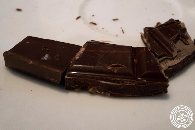image of sea salt dark chocolate at Chocolate Bar in NYC, New York
