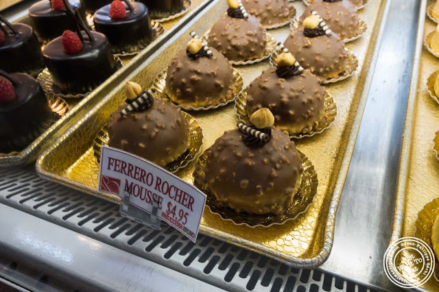 image of Ferrero rocher mousse cake at Pasticceria Bruno in NYC, New York 