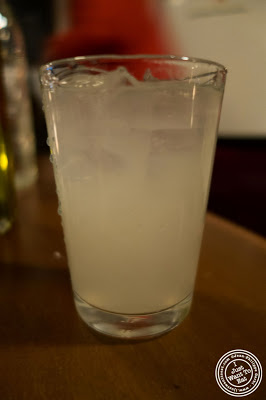 image of homemade lemonade at Capizzi  in Hell's Kitchen, NYC, New York