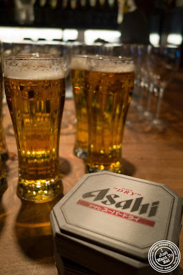 image of Asahi super dry beer at Jukai, Japanese restaurant Midtown East, NYC, New York