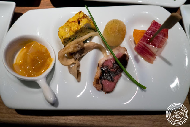 image of various dishes at Jukai, Japanese restaurant Midtown East, NYC, New York