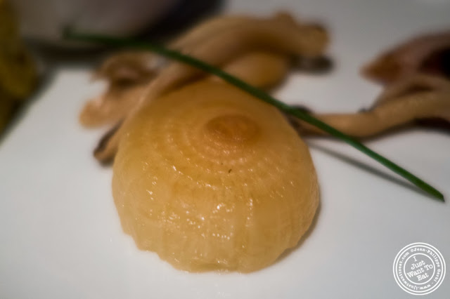 image of Pickled onion at Jukai, Japanese restaurant Midtown East, NYC, New York