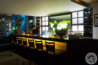 image of bar and lounge at Tulsi, Indian restaurant in Midtown East, NYC, New York