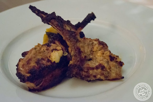 image of tandoor grilled lamb chop at Tulsi, Indian restaurant in Midtown East, NYC, New York