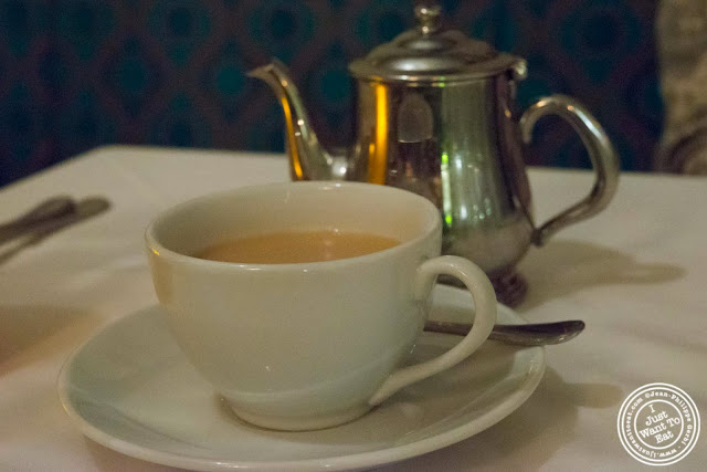 image of Chai tea at Tulsi, Indian restaurant in Midtown East, NYC, New York