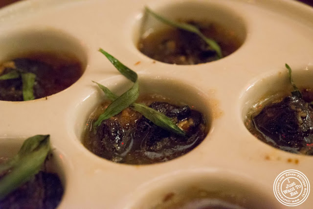 image of roasted snails at Kingside in NYC, New York