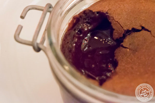 image of warm chocolate cake at Kingside in NYC, New York