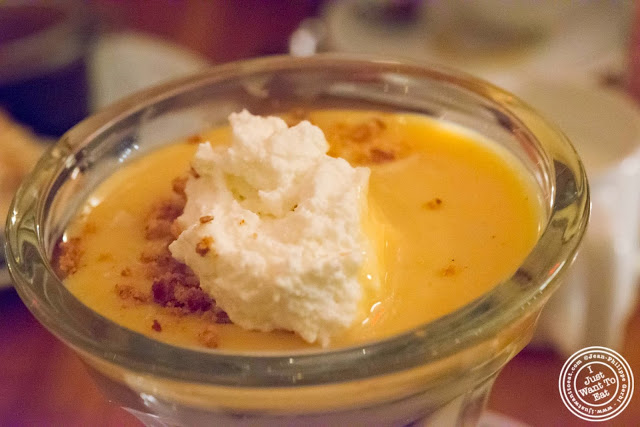 image of caramel pudding at Kingside in NYC, New York