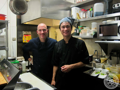 image of Execute Chef Ken Larsen (left) & Sous Chef Matt Roth from Table Verte, French vegetarian restaurant in NYC, New York