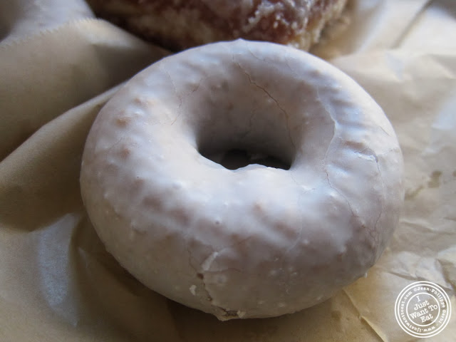 image of tres leches donut at Doughnut Plant in NYC, New York